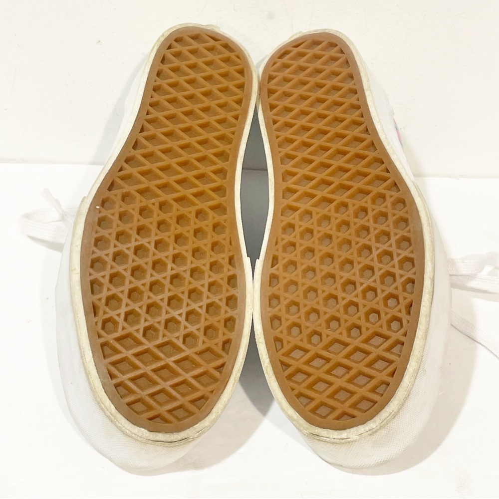 Vans x Free People Size 5 Old Skool Stackform Checkerboard Floral Sneakers - Picture 7 of 7